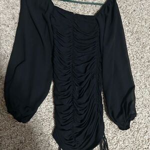 Elegant Black Short Dress